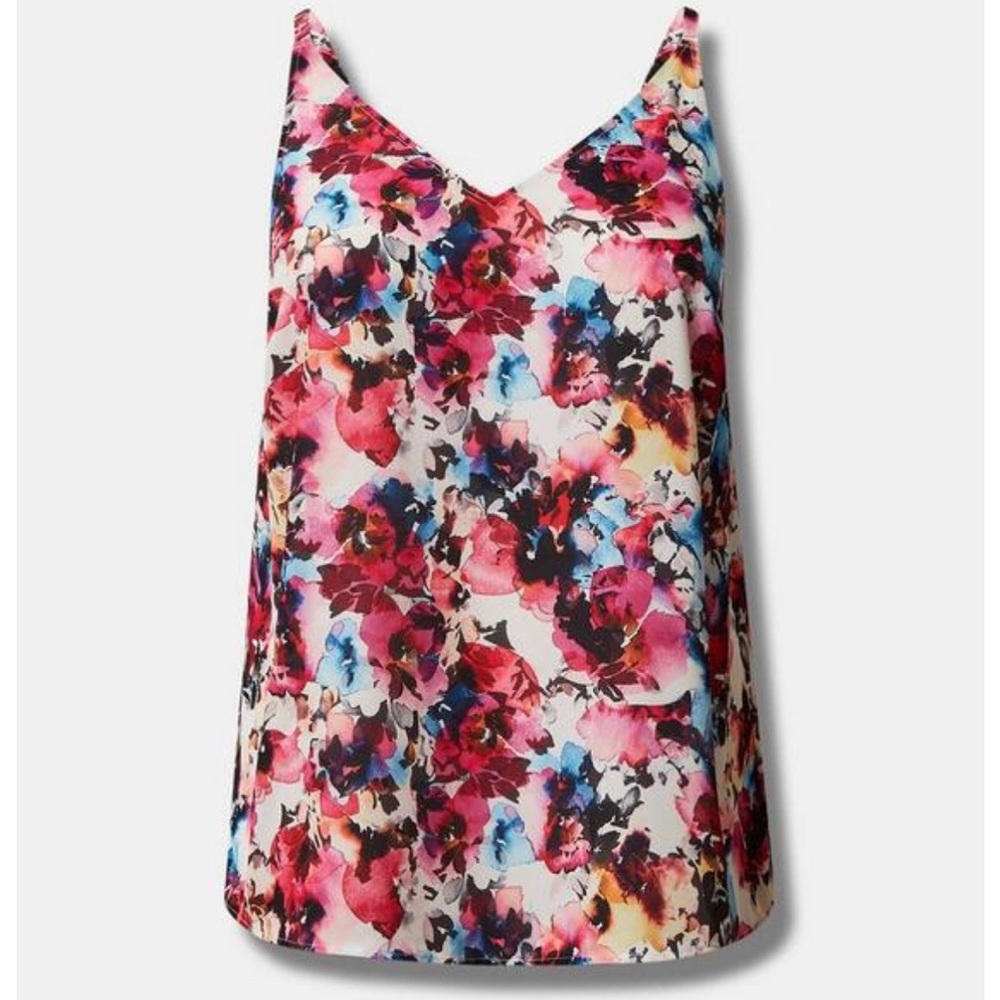 Georgette vneck cami